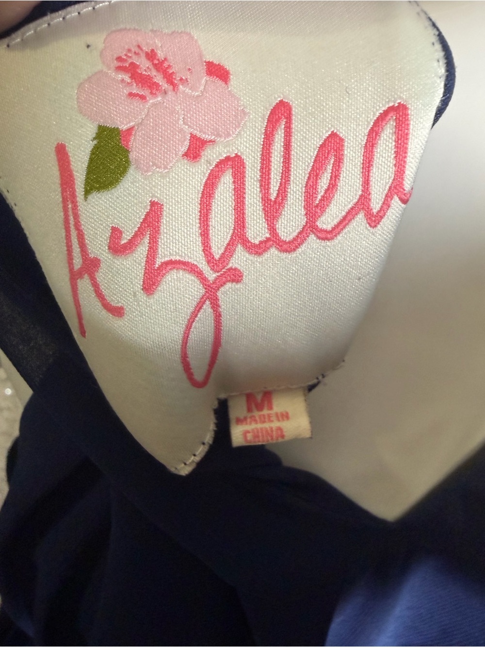 Azalea Floral Logo Navy Dress